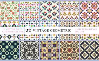 Classic Ornamental Tile Pattern | Elegant Geometric Ornate Pattern | Floral Seamless Pattern