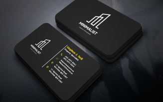 Elegant Professional Business Card Template for Branding in Photoshop