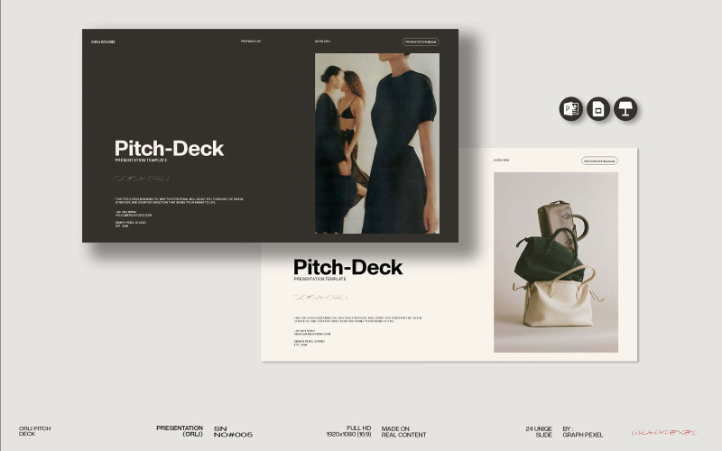 ORLI | Pitch Deck Template PowerPoint Template