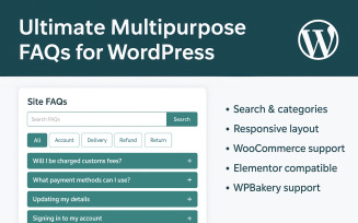 Ultimate Multipurpose FAQs For WordPress