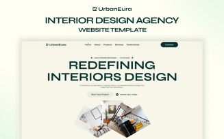 UrbanEura – Best Interior Design Elementor Template