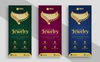 Elegant Jewelry rack card or dl flyer Ver-1