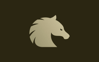 Abstract Horse Logo Symbol Design Illustration Vector v8