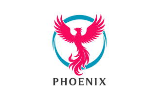 Creative Phoenix Bird Logo Template