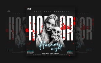 Halloween Party Social Media Template