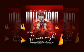 Halloween Party Social Media Template