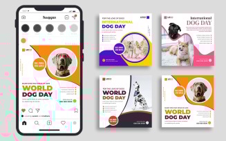 International Dog Day Social Media Post Ver-1