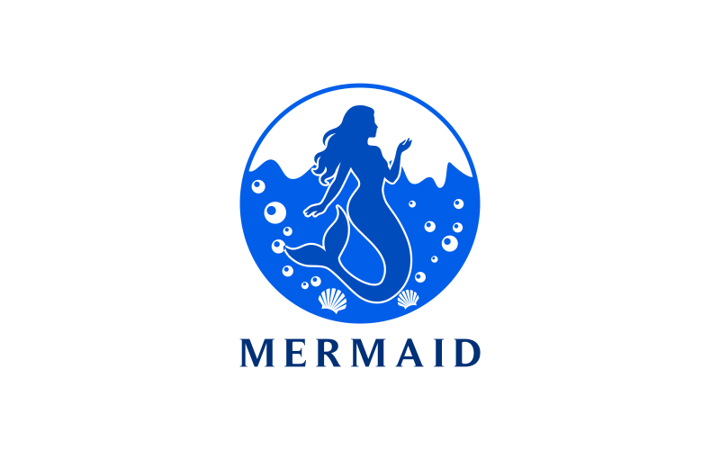 Mermaid Creative Logo Design Template Logo Template