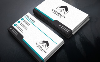 Minimal Corporate Business Card Template | Photoshop Editable PSD
