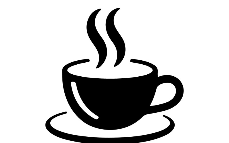 A logo design for coffee cup Illustration