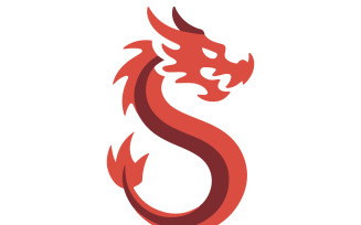 A logo design for Dragon illustration