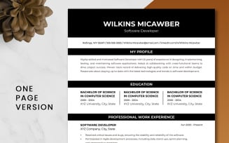 ATS Friendly Software Developer Resume Template