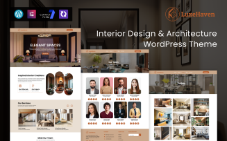 LuxeHaven – Interior Design & Architecture WordPress Theme