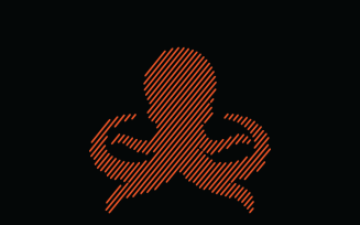 Octopus Line Logo Template