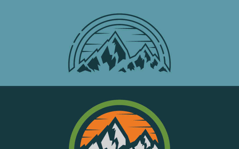 Outdoor and Mountain Logo Template
