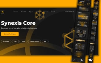 Synexis Core | IT | Development | Landing Page