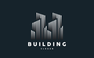Building Real Apartment Construction Logo Premium V4