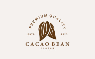 Cacao Bean Logo Design Fresh Garden V2
