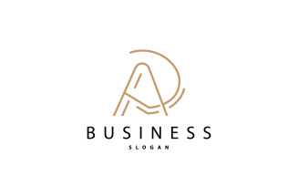 Initial AD Letter Logo Modern Luxury V2