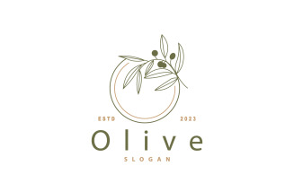 Olive Oil Logo Premium Design V10
