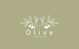 Olive Oil Logo Premium Design V12