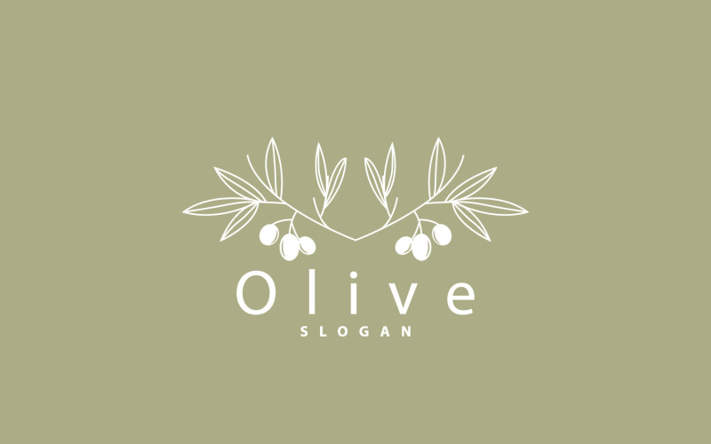 Olive Oil Logo Premium Design V12 Logo Template