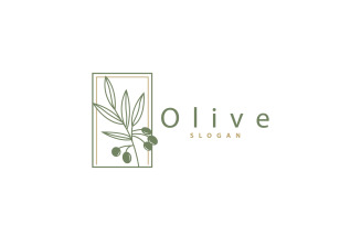 Olive Oil Logo Premium Design V14