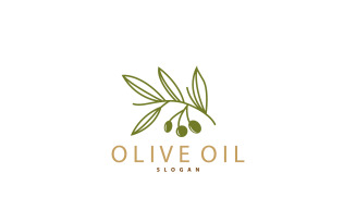 Olive Oil Logo Premium Design V15