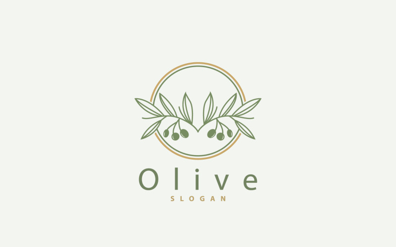 Olive Oil Logo Premium Design V16 Logo Template