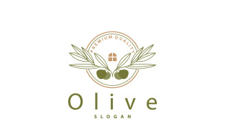 Olive Oil Logo Premium Design V2