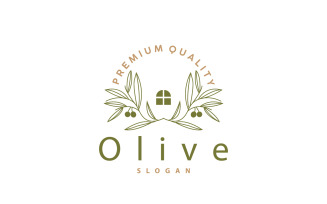 Olive Oil Logo Premium Design V4