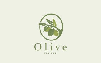 Olive Oil Logo Premium Design Vector V1