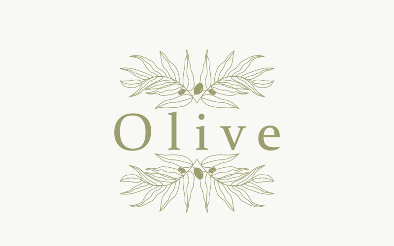 Olive Oil Logo Premium Design Vector V2 Logo Template