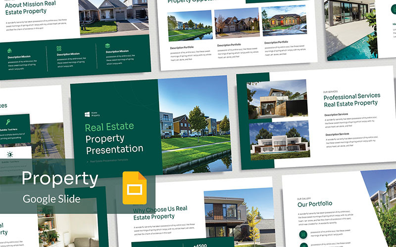 Property - Real Estate Google Slides Template