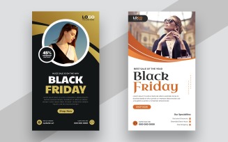 Black Friday Sale Social Media Story Template Ver-6