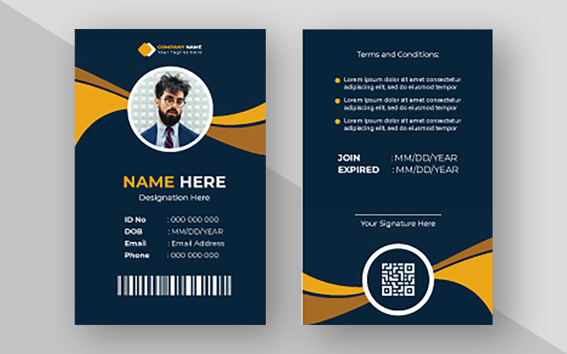 Creative ID Card Template Ver-11 Corporate Identity