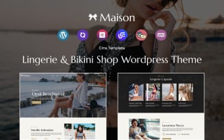 Maison - Lingerie And Bikini Shops WordPress theme