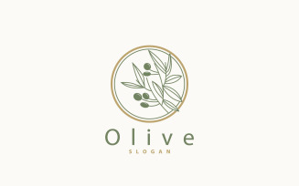Olive Oil Logo Premium Design V18