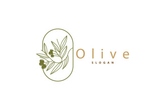 Olive Oil Logo Premium Design V20