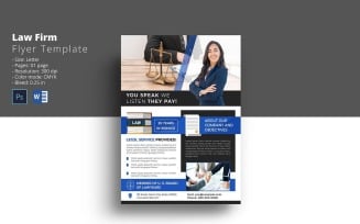 Printable Law Firm Flyer Template