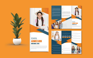 School Admission Brochure Design Template