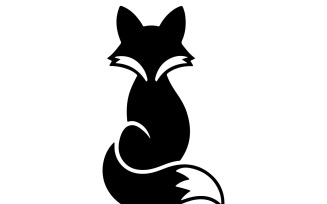 A minimalist logo design for a FOX