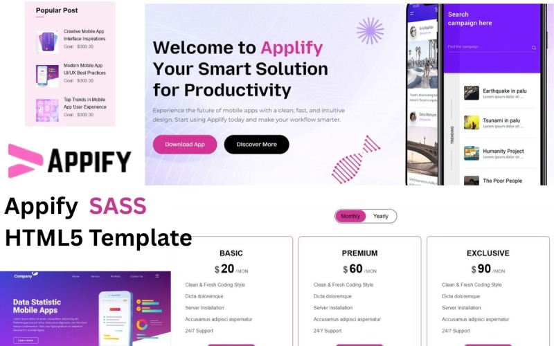 Appify - App Development HTML Template Landing Page Template