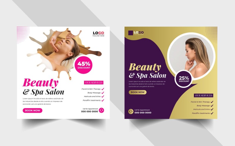 Beauty Spa Social Media Post Ver-4