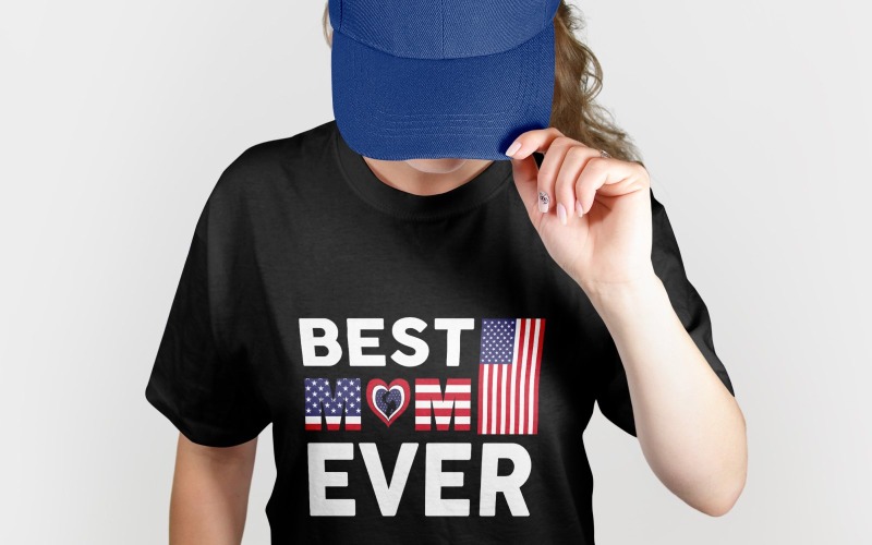 Best Mom Ever Shirt Design | Mother’s Day PNG T-shirt