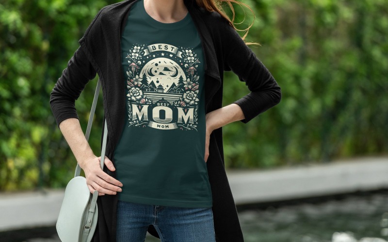 Best Mom Shirt Design | Mother’s Day PNG T-shirt