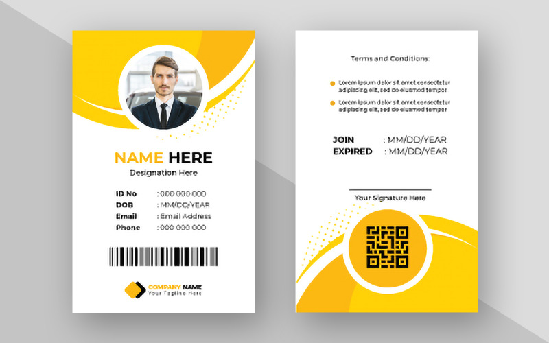 Creative ID Card Template Ver-20 Corporate Identity