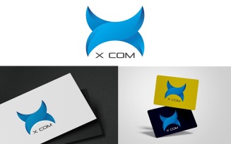 Creative letter x logo template