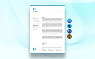 Editable Letterhead Templates for MS Word and Canva