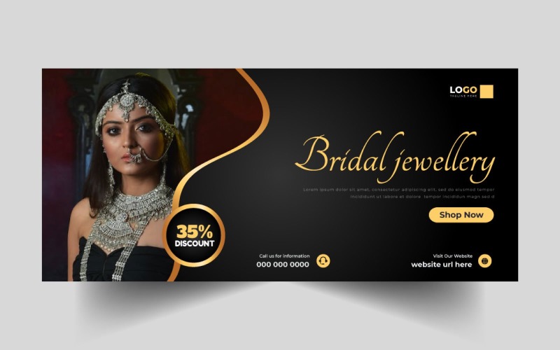 Jewelry Sale Social Media Facebook Cover Ver-1